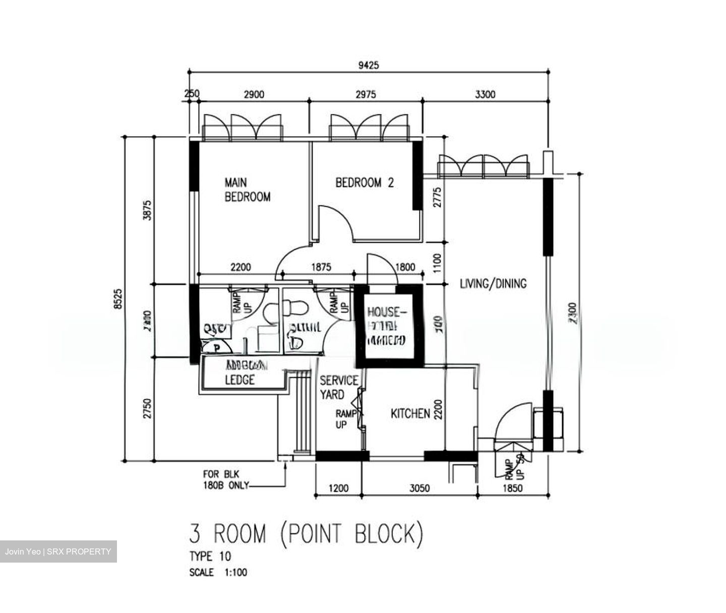 Blk 180B Boon Lay Meadow (Jurong West), HDB 3 Rooms #603643361
